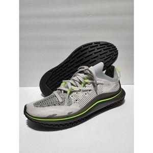 Size 11 ADIDAS 4D FUSION PRIMEKNIT H04511 GREY GREEN RUNNING SHOES SNEAKERS MENS